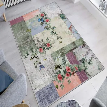 Covor, Hmnt881, 80x150 cm, Poliester, Multicolor imagine