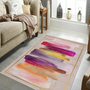 Covor, Hmnt893, 100x300 cm, Poliester, Multicolor imagine
