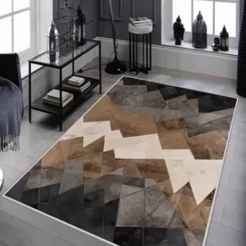 Covor, HMNT896, 120x180 cm, Poliester, Multicolor imagine