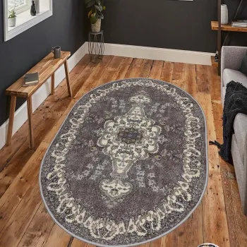 Covor, Hmnt918, 80x150 cm, Poliester, Multicolor imagine