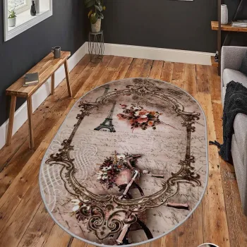 Covor, Hmnt920, 100x200 cm, Poliester, Multicolor imagine