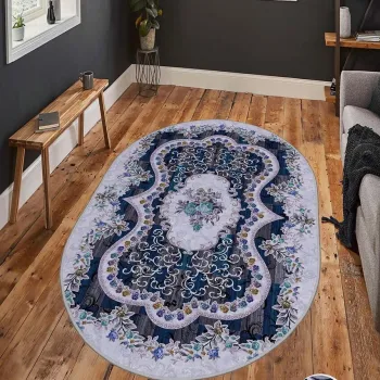Covor, Hmnt922, 80x200 cm, Poliester, Multicolor imagine