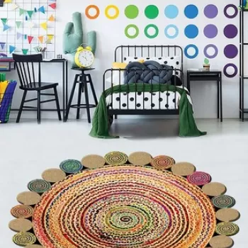 Covor, HMNT933, Poliester, Multicolor imagine