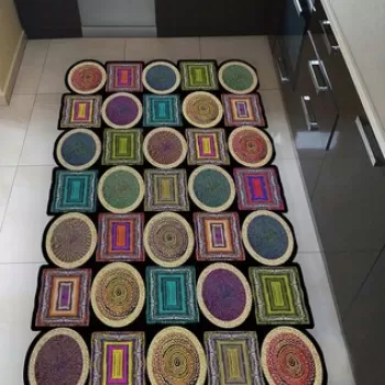 Covor, HMNT959, 60x100 cm, Poliester, Multicolor imagine