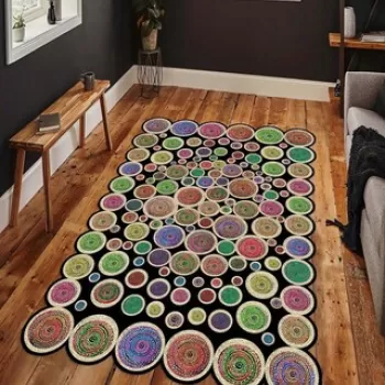 Covor, HMNT972, 120x180 cm, Poliester, Multicolor imagine