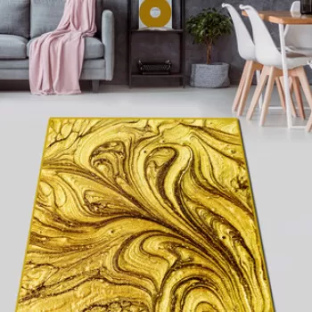 Covor, Honey Foam Djt , 80x120 cm, 50% TESTURA DE catifea/50% poliester, Multicolor imagine