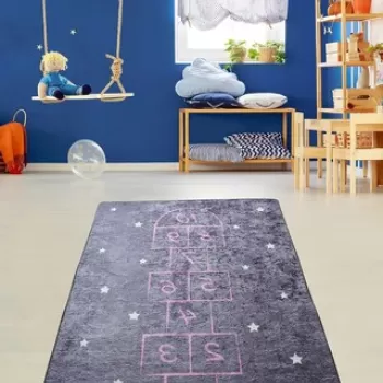 Covor, Hopscotch, 200x290 cm, Catifea, Multicolor imagine