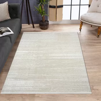 Covor, Jasmine 1452, 120x170 cm, Poliester, Alb / Bej imagine