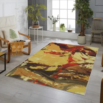Covor, Kenji, 160x230 cm, Poliester, Multicolor imagine