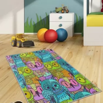 Covor, KHMFESTO0018KECE, 180x280 cm, Poliester, Multicolor imagine