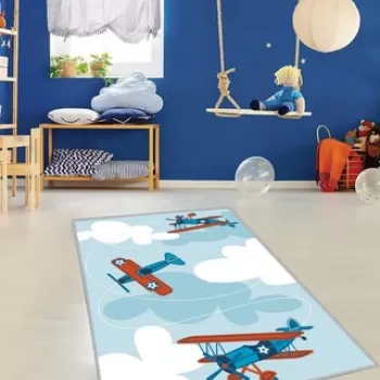 Covor, KHMFESTO0024KECE, 180x280 cm, Poliester, Multicolor imagine