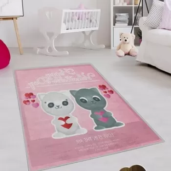 Covor, KHMFESTO0026KECE, 120x180 cm, Poliester, Multicolor imagine