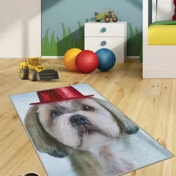 Covor, KHMFESTO008KECE, 160x230 cm, Poliester, Multicolor imagine