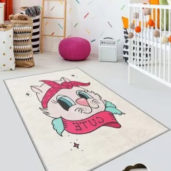 Covor, KHMFESTO034KECE, 120x180 cm, Poliester, Multicolor imagine