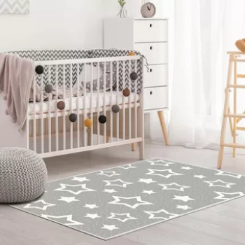 Covor, Kids-110, 160x230 cm, Poliamida, Gri imagine