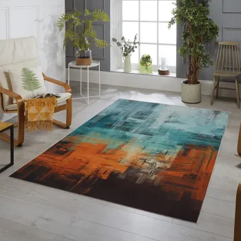 Covor, King, 160x230 cm, Poliester, Multicolor imagine