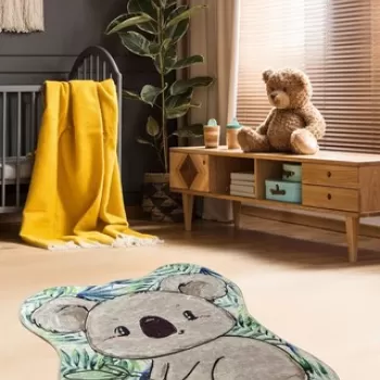 Covor, Koala Shape , 120x160 cm, Catifea, Multicolor imagine