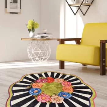 Covor, Loan , 50% TESTURA DE catifea/50% poliester, Multicolor imagine