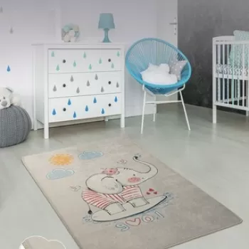 Covor, Lovely, 140x190 cm, Catifea, Multicolor imagine