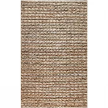 Covor lucrat manual Eko, Flatweave Choti S11152 - Natural, 100% iuta, 140 x 200 cm imagine