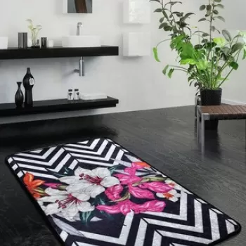 Covor, Marken DJT , 60x90 cm, Catifea, Multicolor imagine