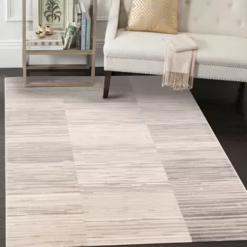 Covor, Motto 4479, 200x290 cm, Polipropilena, Gri / Bej / Maro imagine