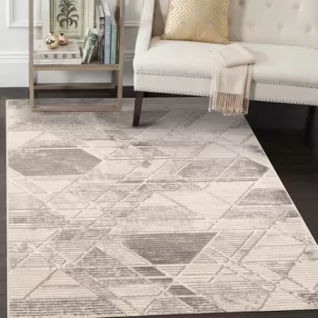 Covor, Motto 4482, 120x180 cm, Polipropilena, Gri / Bej / Maro imagine