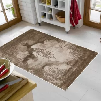 Covor, Mu114, 120x180 cm, Poliamida, Cafea imagine