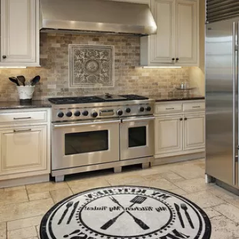 Covor, My Kitchen , Catifea, Multicolor imagine