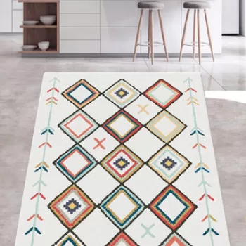 Covor, Notional 80 x 140 , 80x140 cm, 50% TESTURA DE catifea/50% poliester, Multicolor imagine