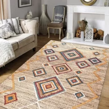 Covor, Orden Antiguo , 80x120 cm, Bumbac, Multicolor imagine