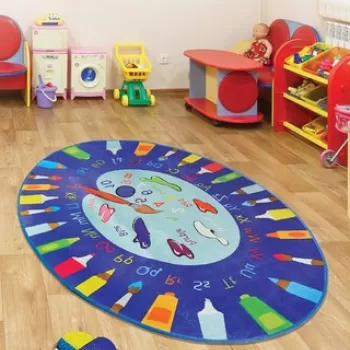 Covor, Palette, 100x160 cm, Catifea, Multicolor imagine