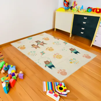 Covor pentru copii V2 U-Grow, 180x120x1 cm, spuma XPE, multicolor imagine