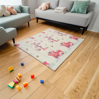 Covor pentru copii V3 U-Grow, 200x180x1 cm, spuma XPE, multicolor imagine