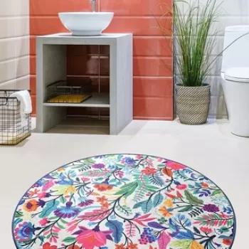 Covor, Pictura, 50% TESTURA DE catifea/50% poliester, Multicolor imagine