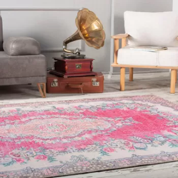 Covor, Pink AL 250 , 140x190 cm, Poliester , Multicolor imagine