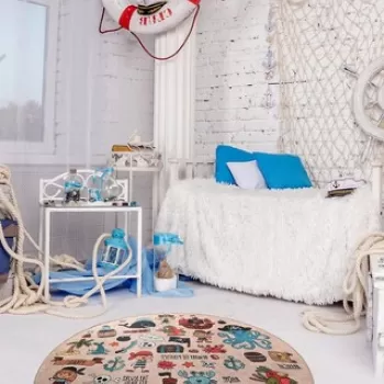 Covor, Pirate , Catifea, Multicolor imagine