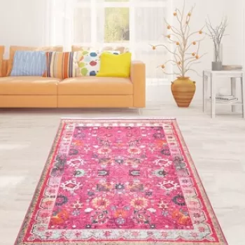 Covor, Retro , 50% TESTURA DE catifea/50% poliester, Multicolor imagine