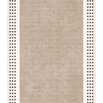 Covor, Sftkece016, 80x200 cm, Poliester, Alb imagine