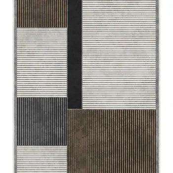 Covor, Sftkece033, 120x180 cm, Poliester, Gri imagine