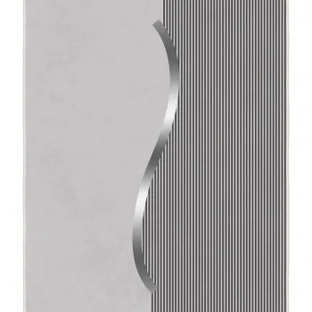 Covor, Sftkece036, 80x300 cm, Poliester, Gri imagine