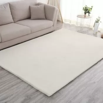 Covor Shaggy soft, Heinner, 50x90 cm, poliester/bumbac, crem imagine