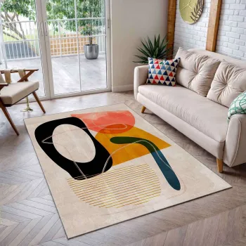 Covor, Shml1, 120x180 cm, Poliester, Multicolor imagine