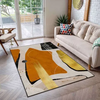 Covor, Shml16, 100x180 cm, Poliester, Multicolor imagine