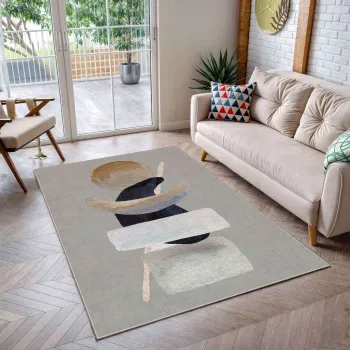 Covor, Shml21, 140x220 cm, Poliester, Multicolor imagine
