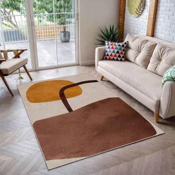 Covor, Shml30, 100x140 cm, Poliester, Multicolor imagine