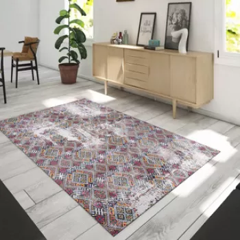 Covor, Soul Chenille AL 12 , 150x230 cm, Poliester , Multicolor imagine