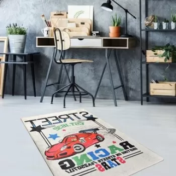 Covor, Street Racing , 50% TESTURA DE catifea/50% poliester, Multicolor imagine