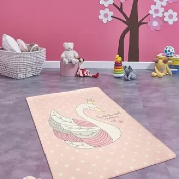 Covor, Swan, 100x160 cm, Catifea, Multicolor imagine