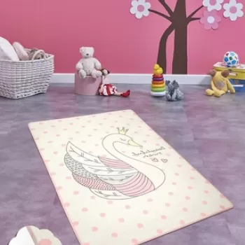 Covor, Swan, 100x160 cm, Catifea, Multicolor imagine